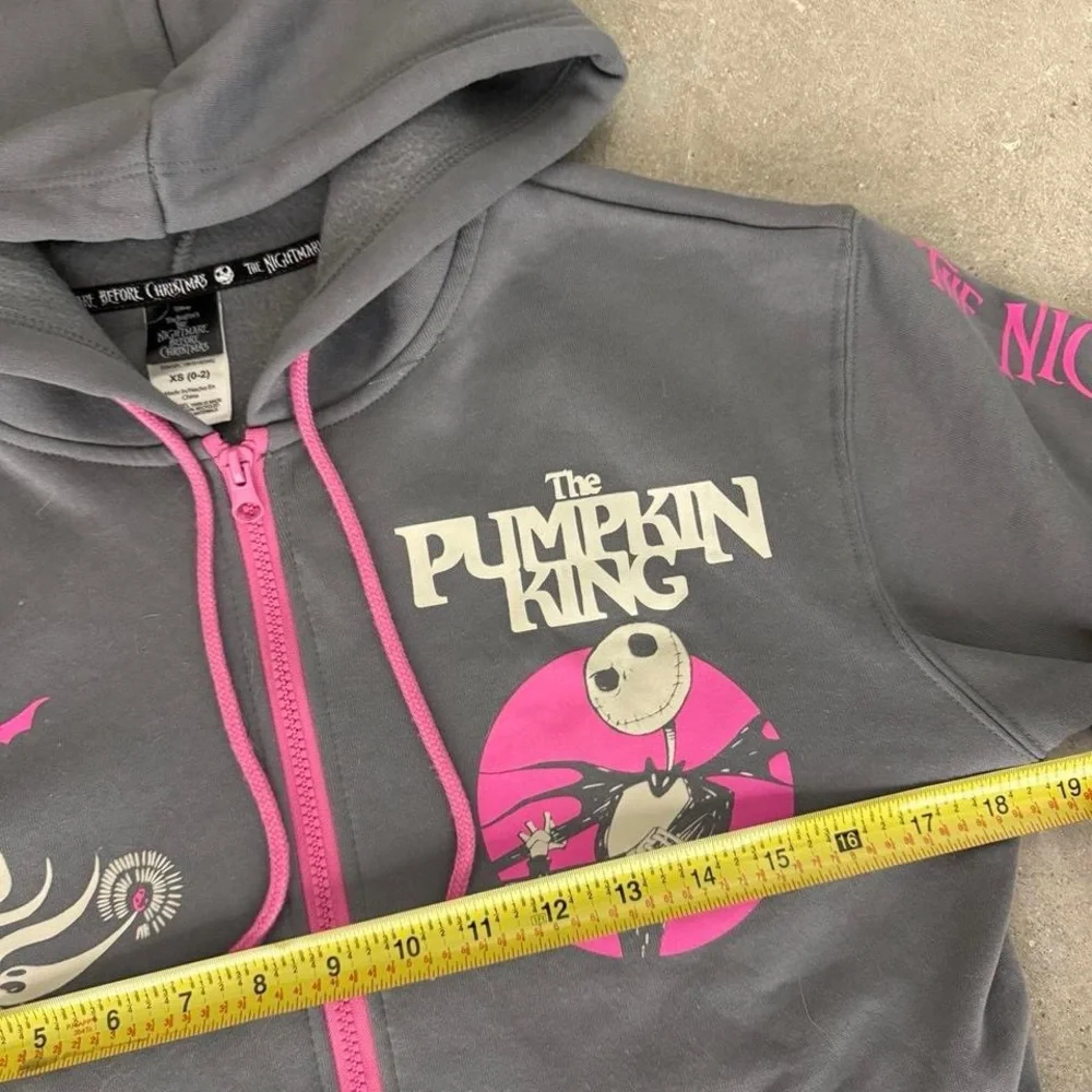 Gray and PinkHoodie - The Nightmare Before Christmas XS - Picture 2 of 4